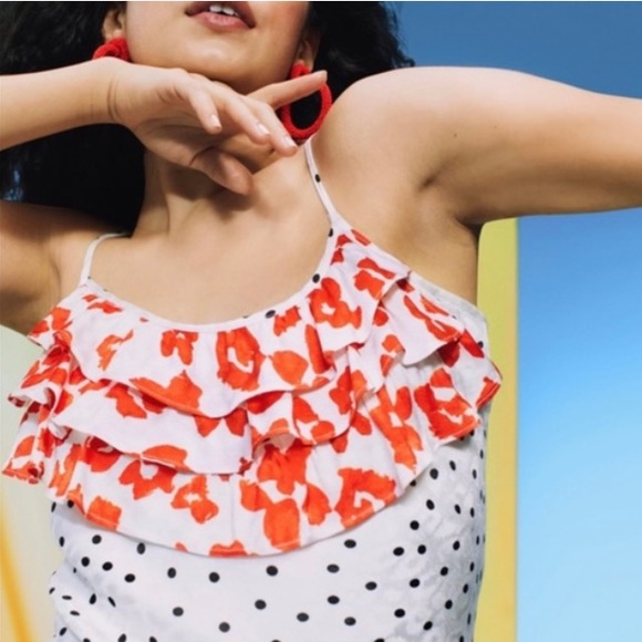 RIXO for Target Midi Ruffle Slipdress - Picture 4 of 7